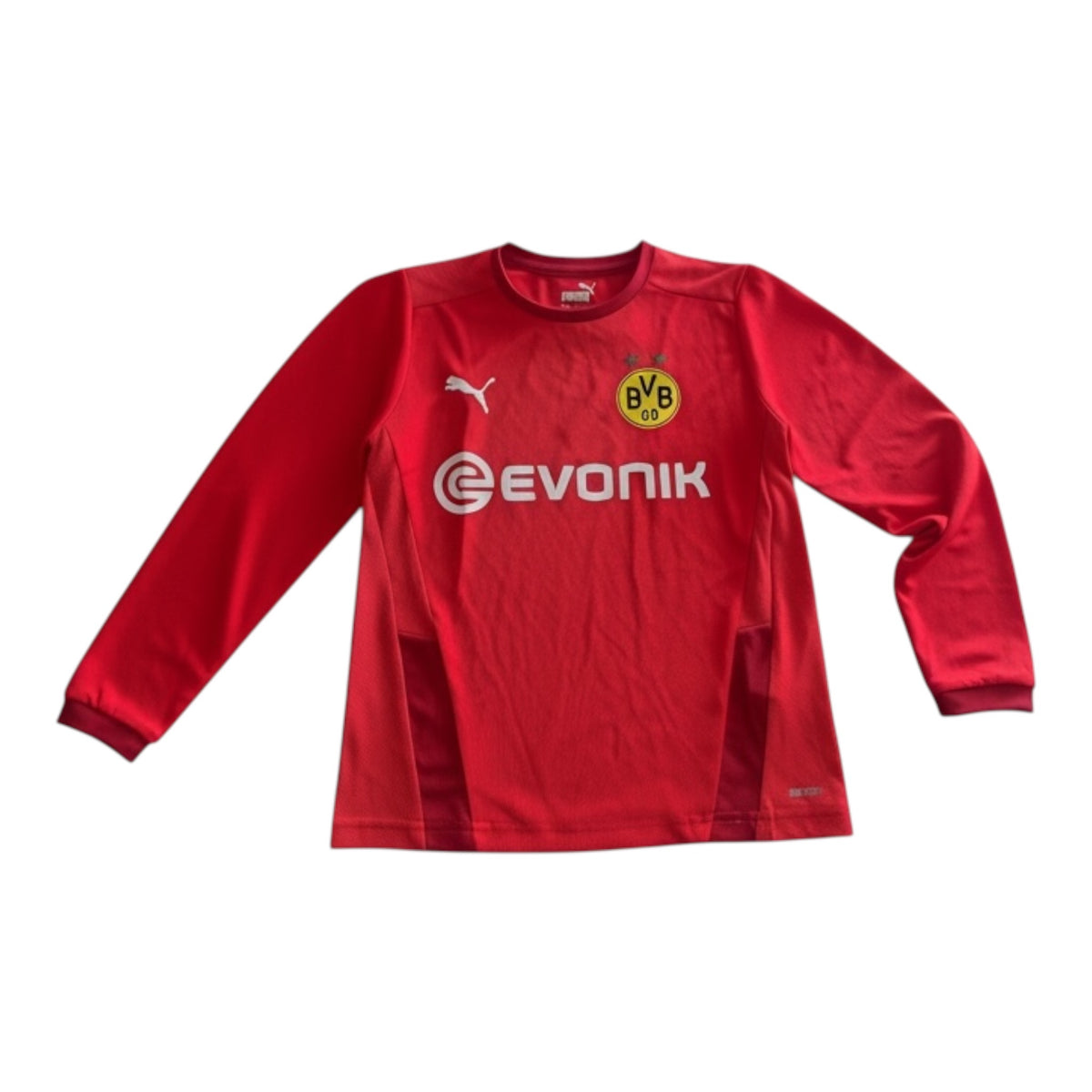 Puma Borussia Dormund Bvb Evonik Rojo Manga Larga Jr 9-10
