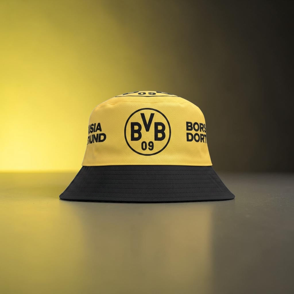 Bucket Hat Puma Borussia Dortmund Amarillo-negro Niño Medida 30cm