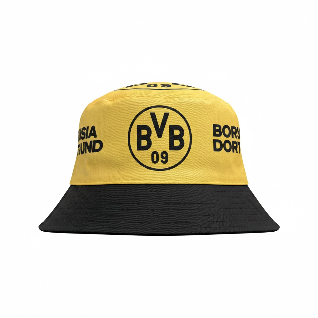 Bucket Hat Puma Borussia Dortmund Amarillo-negro Niño Medida 30cm