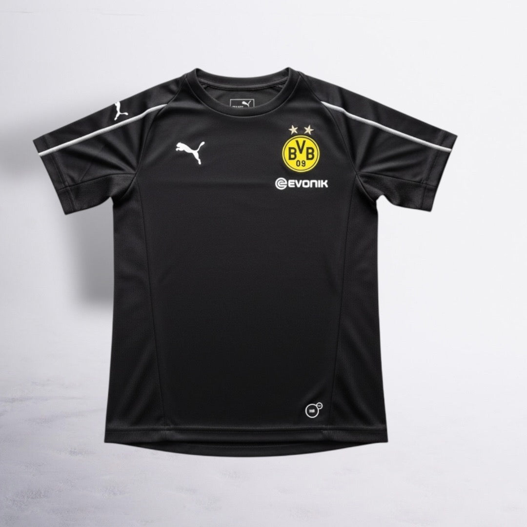 Playera Borussia Dortmund Bvb Evonik Training Negro 9-10y