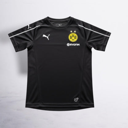 Playera Borussia Dortmund Bvb Evonik Training Negro 9-10y