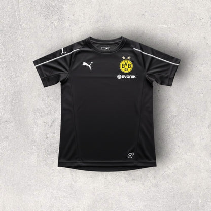Playera Borussia Dortmund Bvb Evonik Training Negro 9-10y