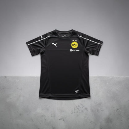 Playera Borussia Dortmund Bvb Evonik Training Negro 9-10y