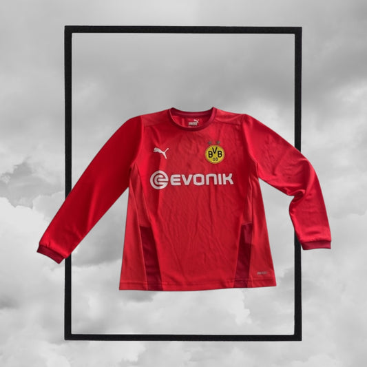 Puma Borussia Dormund Bvb Evonik Rojo Manga Larga Jr 9-10