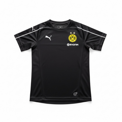 Playera Borussia Dortmund Bvb Evonik Training Negro 9-10y
