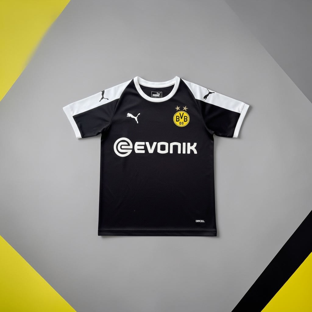 Playera Puma Evonik Borussia Dortmund Bvb Negro/blanco 7-8Y